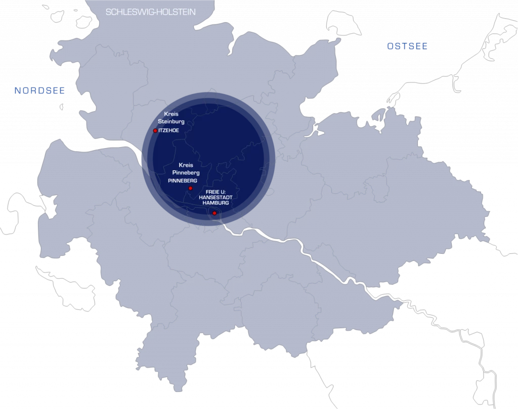 Unser Einsatzgebiet für die Rohr- und Kanalreinigung